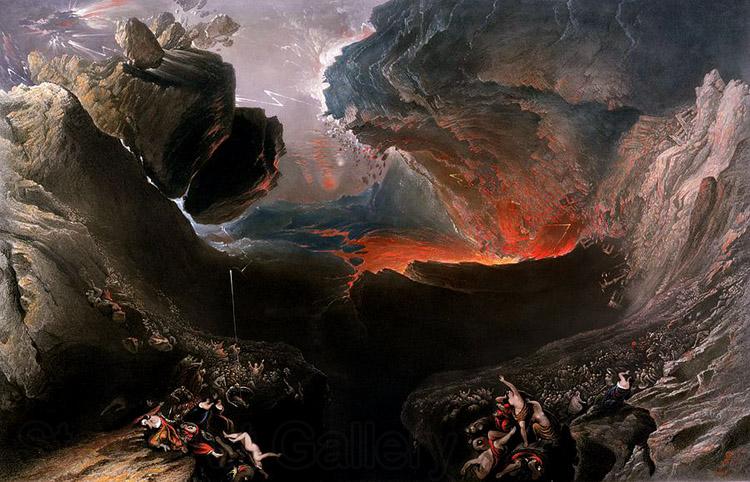 John Martin The Great Day of His Wirath (nn03) Norge oil painting art
